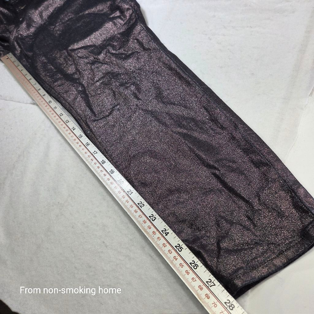 Women's Old Navy bronze/purple shimmer Skinny Jeans Size 18 - Picture 6 of 8